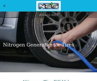 Nitrogentirefill.com(Nitrogen Generator for Tires) Screenshot