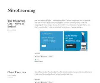 Nitrolearning.com(NitroLearning) Screenshot