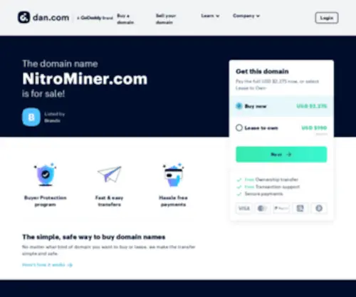 Nitrominer.com(NitroMiner) Screenshot