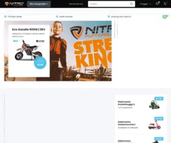 Nitromotorstore.com(Nitro Motors Roermond) Screenshot