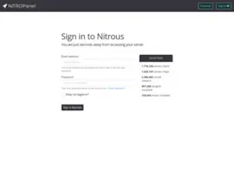 Nitropanel.com(Server Control Panel) Screenshot