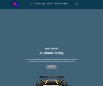 Nitrosheriff.com(Bringing you to a different kind of Race) Screenshot