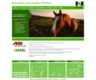 Nitsche-Elektrozaun.de(Landgeräte) Screenshot