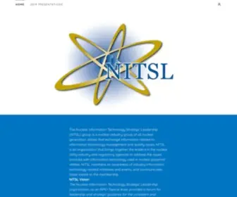 Nitsl.org(Nuclear Information Technology Strategic Leadership) Screenshot