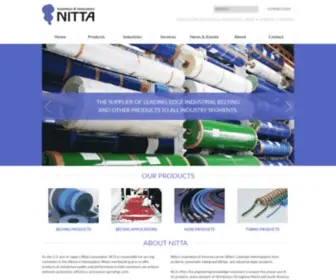 Nitta.com(Nitta Corporation of America) Screenshot