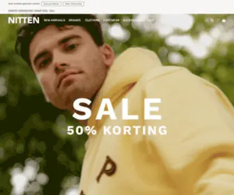 Nitten.nl(High-end streetwear) Screenshot