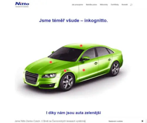 Nitto.cz(Kdo jsme) Screenshot