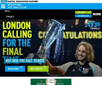 Nittoatpfinals.com(Nitto ATP Finals) Screenshot