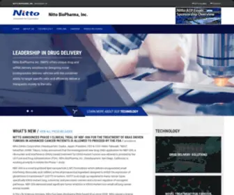 Nittobiopharma.com(Nitto BioPharma) Screenshot