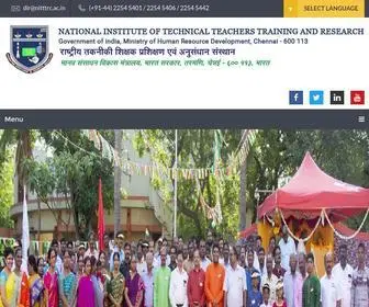Nitttrc.ac.in(National Institute of Technical Teachers Training and Research) Screenshot
