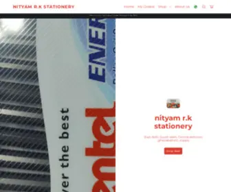 Nityamrkstationery.site(Buy and Order online from nityam r.k stationery) Screenshot