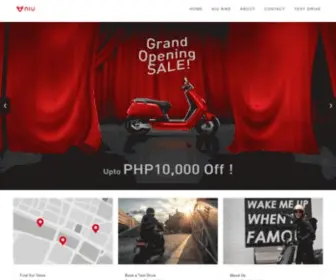 Niu-PH.com(NIU Philippines Website) Screenshot