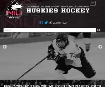 Niuhockey.com(Official Website of Northern Illinois Huskies Hockey) Screenshot