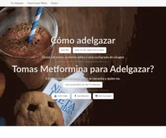 Niunadietamas.com(Tratamiento con Whey Protein y todo sobre Metformina) Screenshot