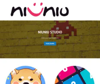 Niuniustudio.net(NIUNIU STUDIO Creat your own happiness PUBLISHING Doggy) Screenshot