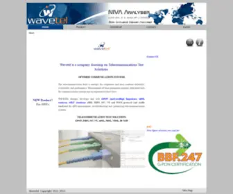 Niva-Analysers.com(WAVETEL HIGH IMPEDANCE ANALYSER DSL AND GPON) Screenshot