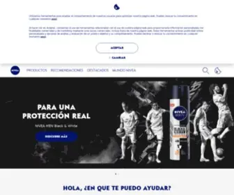 Nivea.com.mx(Página Principal) Screenshot