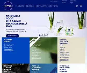 Nivea.fr(Soin pour la peau) Screenshot