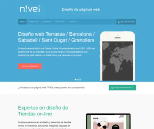 Nivei.es(Diseño web Terrassa) Screenshot