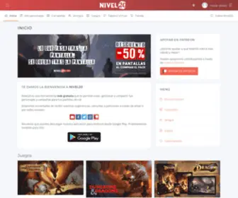 Nivel20.com(Tu plataforma web de rol en español) Screenshot