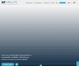 Nivelics.com(Desarrollo web y productos digitales a la medida) Screenshot