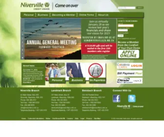 Nivervillecu.mb.ca(Niverville Credit Union) Screenshot