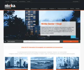 Nivika.se(Kontor, lokaler och lägenheter i Jönköping och Värnamo) Screenshot