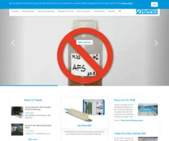 Nivus.de(Füllstands) Screenshot