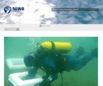 Niwa.cri.nz(Climate, Freshwater & Ocean Science) Screenshot