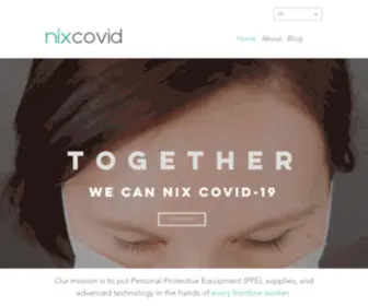 Nixcovid.com(Medical Supplies for COVID) Screenshot