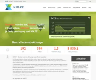 Nix.cz(Neutral Internet Exchange) Screenshot