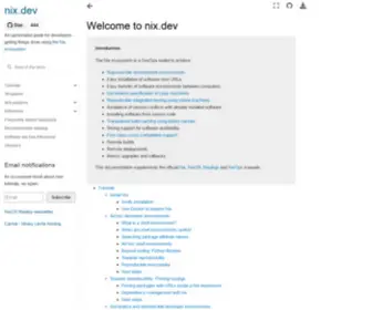 Nix.dev(Nix) Screenshot