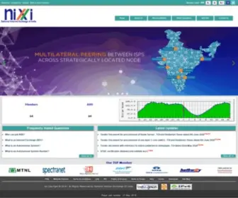 Nixi.in(The National Internet Exchange of India) Screenshot