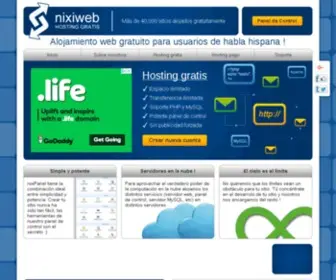 Nixiweb.com(Hosting gratis) Screenshot