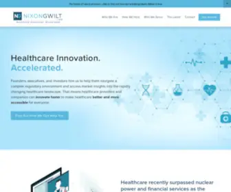 Nixongwiltlaw.com(Healthcare Innovation) Screenshot