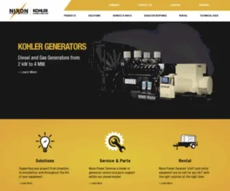 Nixonpower.com(Nixon Power Services) Screenshot