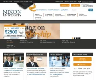 Nixonuniversity.com(Nixon University) Screenshot