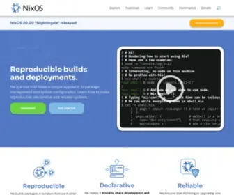 Nixos.org(Nix/NixOS) Screenshot