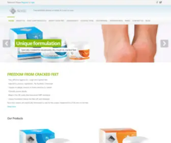 Nixsi.com(Foot Cream for Cracked Heels by) Screenshot