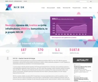 Nix.sk(Neutral Internet Exchange) Screenshot