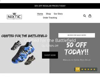 Nixticshoes.com(Nixtic Shoes) Screenshot