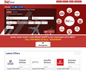 Nixtour.com(Flight ticket online booking) Screenshot