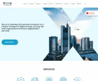 Nixu.com(Nixu Corporation) Screenshot