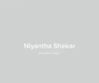 Niyantha.com(Niyantha Shekar) Screenshot