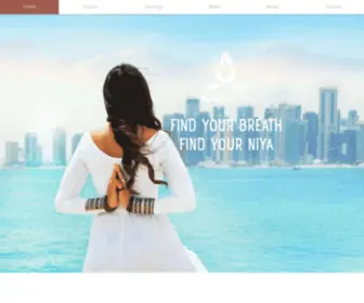 Niyayoga.qa(Niya Yoga Studio in Qatar) Screenshot