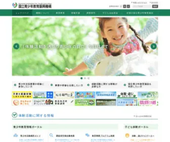 Niye.go.jp(国立青少年教育振興機構) Screenshot