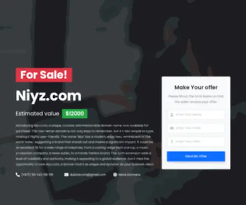 Niyz.com(Domain Default page) Screenshot