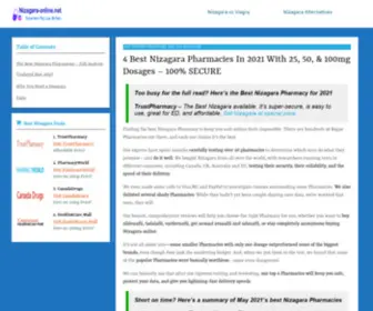 Nizagara-Online.net(3 Best Nizagara Pharmacies in 2022) Screenshot