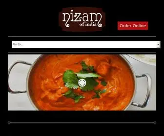 Nizamla.com(Nizam of India Restaurant) Screenshot