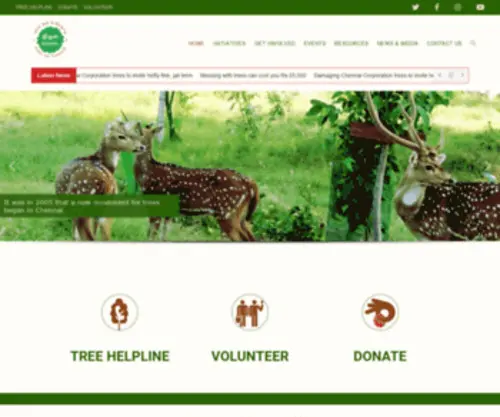 Nizhaltn.org(Save Our Trees) Screenshot